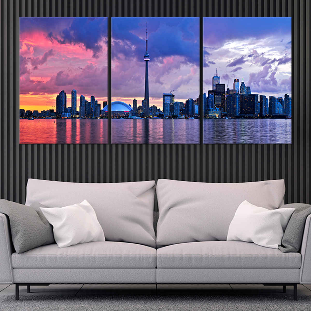 Toronto Skyline Skyline Wall Art Canvas-Stunning Canvas Prints