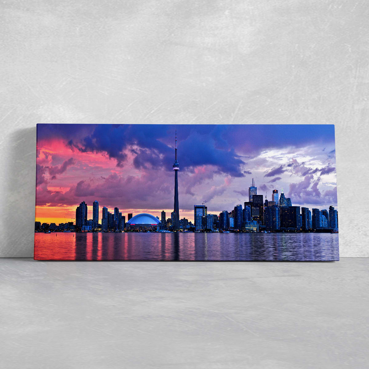 Toronto Skyline Skyline Wall Art Canvas-Stunning Canvas Prints