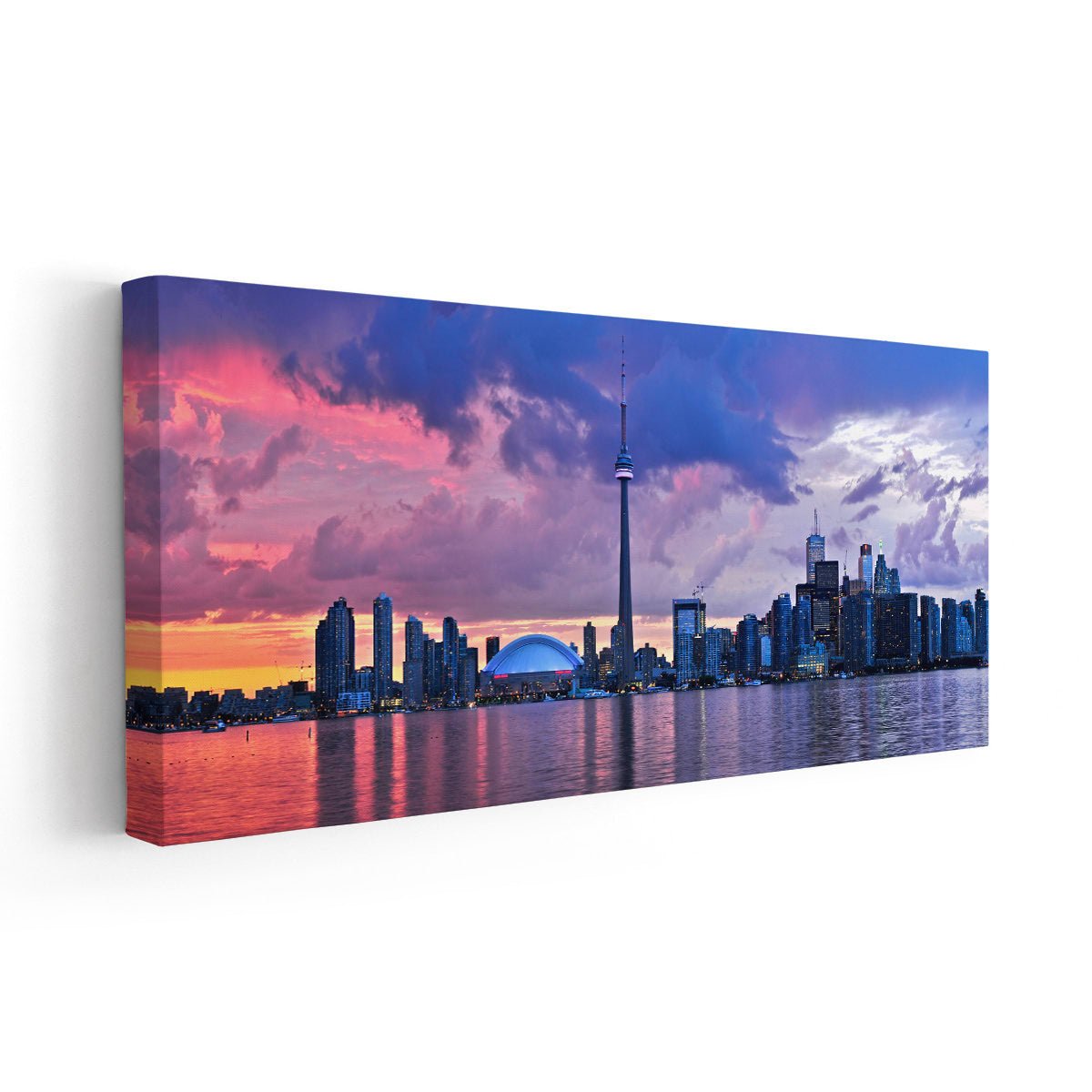 Toronto Skyline Skyline Wall Art Canvas-Stunning Canvas Prints