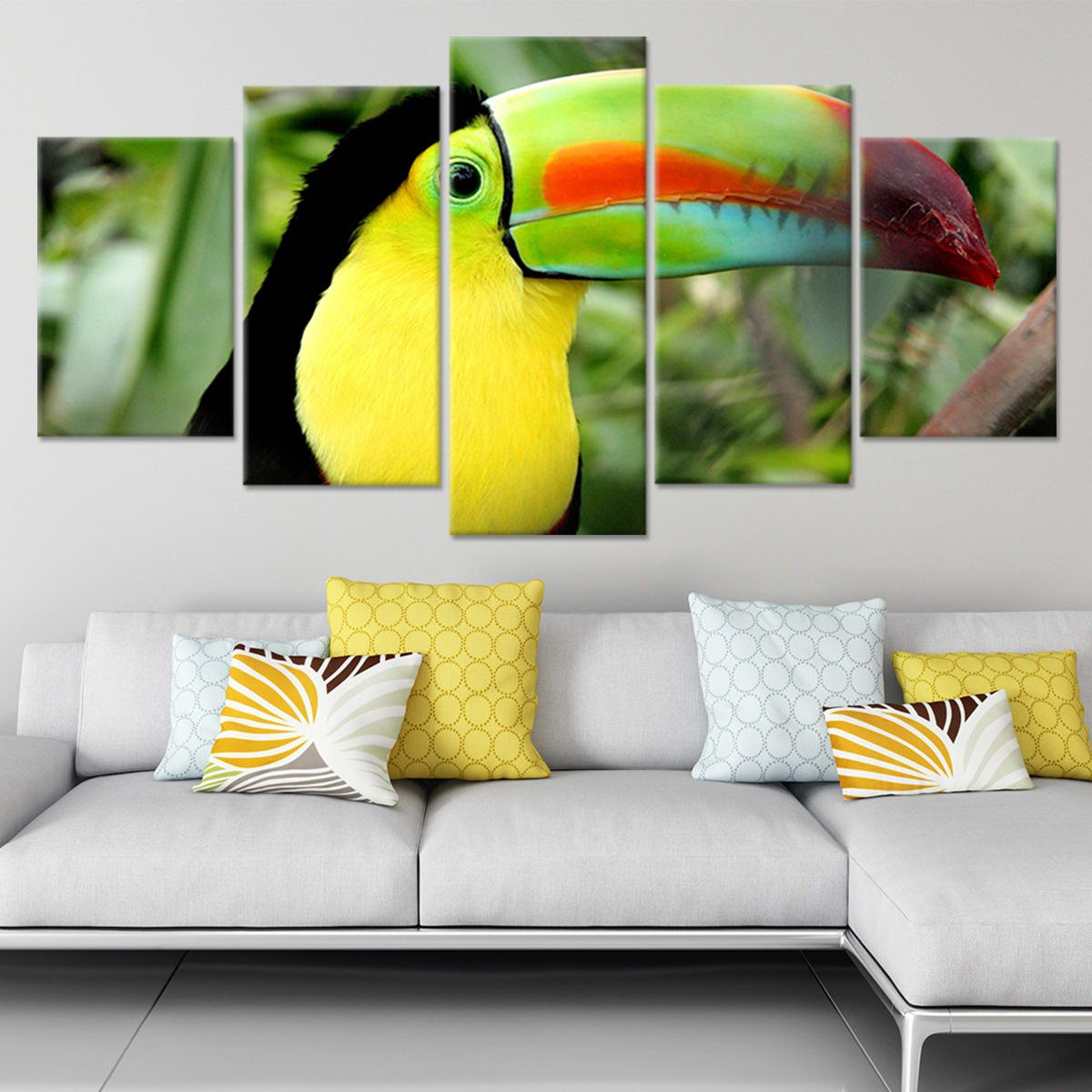 Colorful Toucan Wall Art Canvas-Stunning Canvas Prints