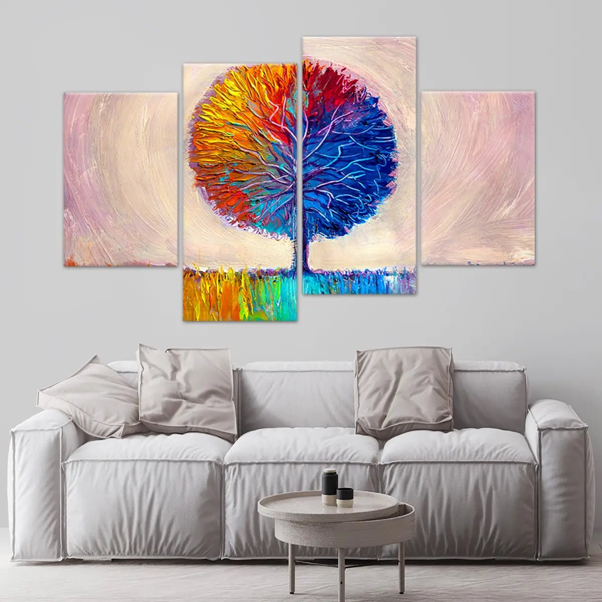 Colorful Tree Of Life Wall Art Canvas Print-Stunning Canvas Prints