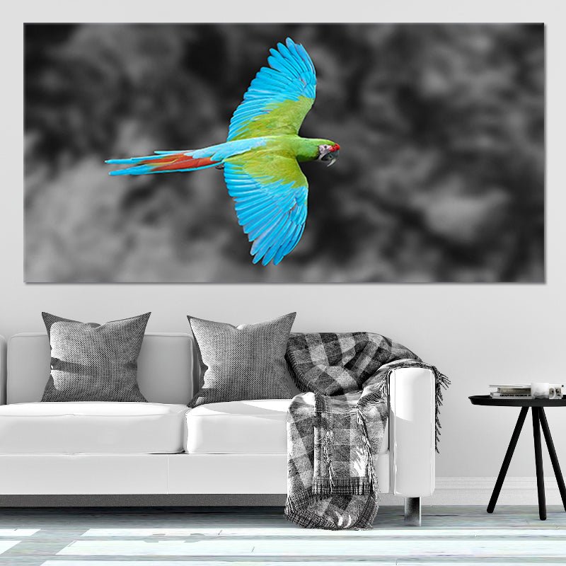 Tropical Macaw Parrot Wall Art Canvas-Stunning Canvas Prints