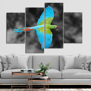 Tropical Macaw Parrot Wall Art Canvas-Stunning Canvas Prints