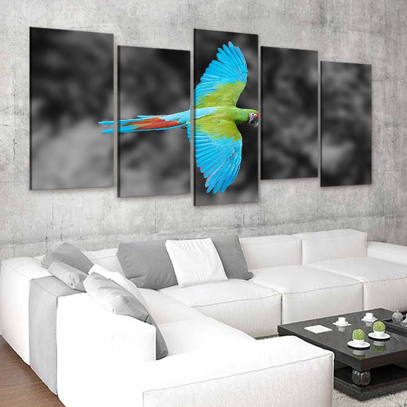 Tropical Macaw Parrot Wall Art Canvas-Stunning Canvas Prints