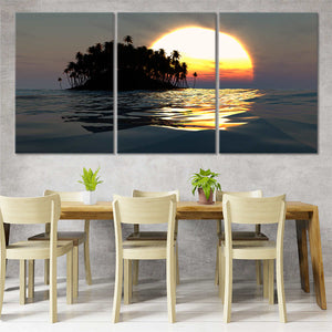 Tropical Sunset Wall Art Canvas-Stunning Canvas Prints