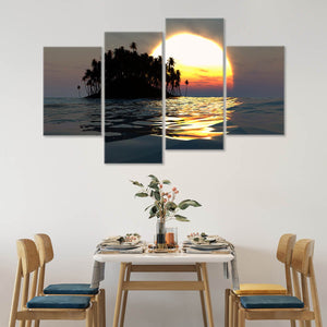 Tropical Sunset Wall Art Canvas-Stunning Canvas Prints