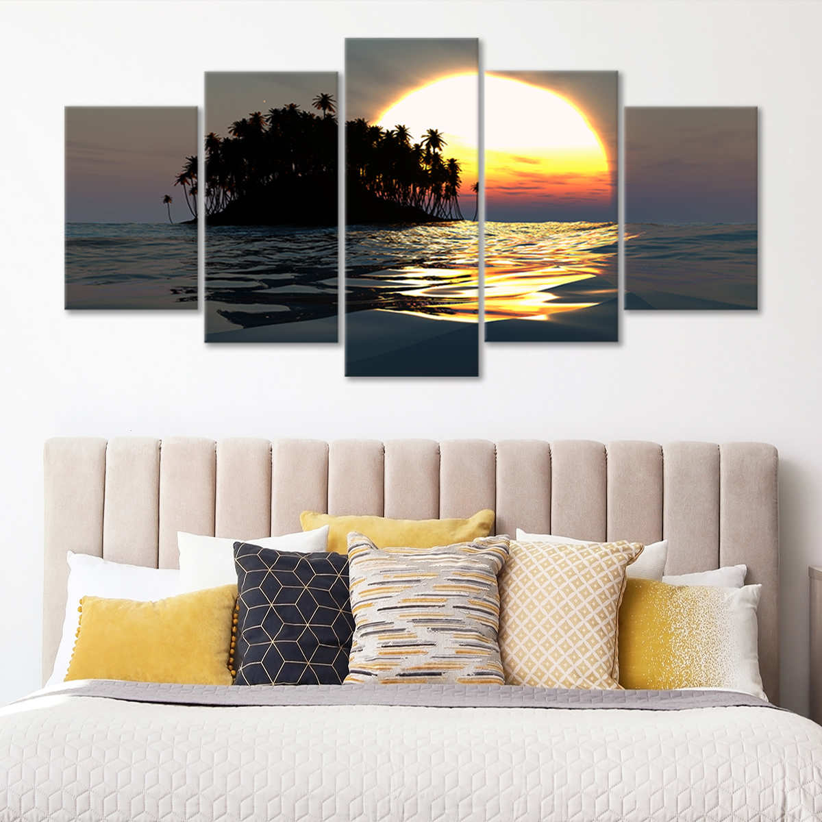 Tropical Sunset Wall Art Canvas-Stunning Canvas Prints