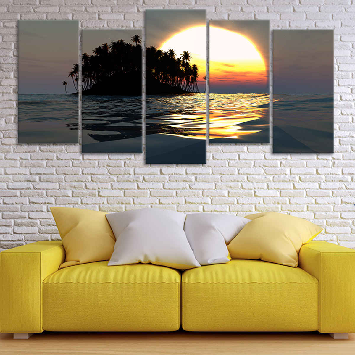 Tropical Sunset Wall Art Canvas-Stunning Canvas Prints