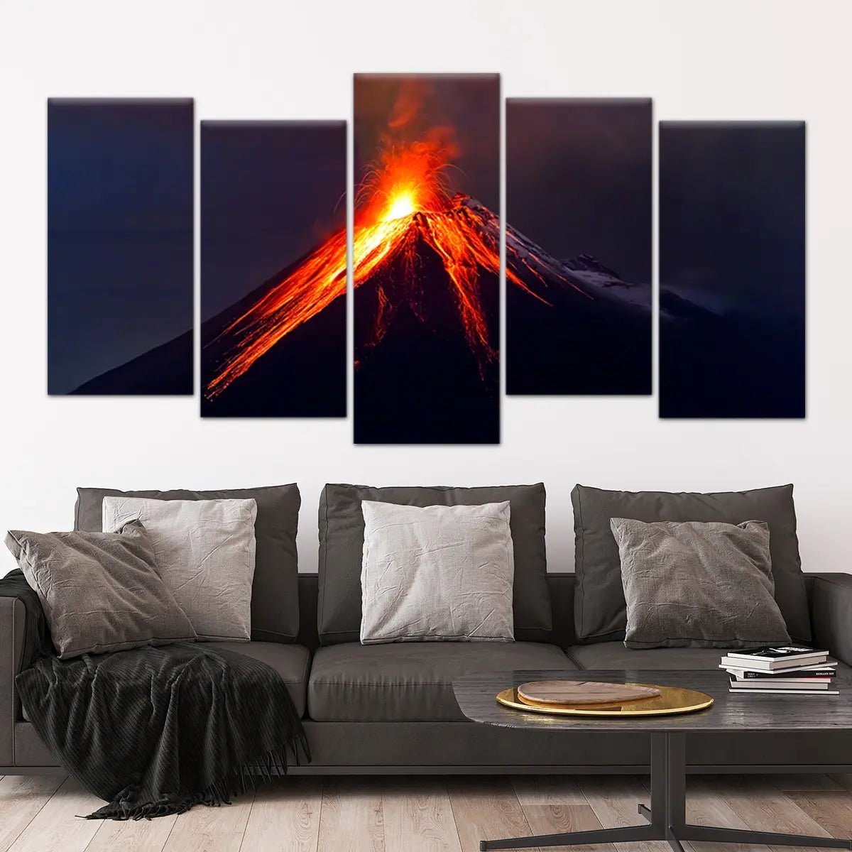 Erupting Volcano Wall Art Canvas-Stunning Canvas Prints