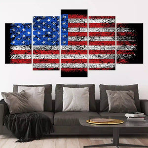 United States Flag Wall Art Canvas Print-Stunning Canvas Prints