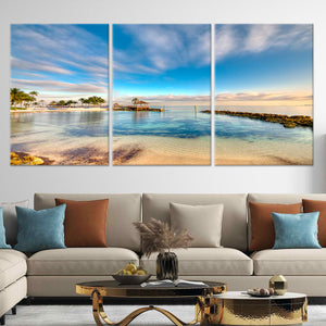 Bahamas Beach Wall Art Canvas-Stunning Canvas Prints