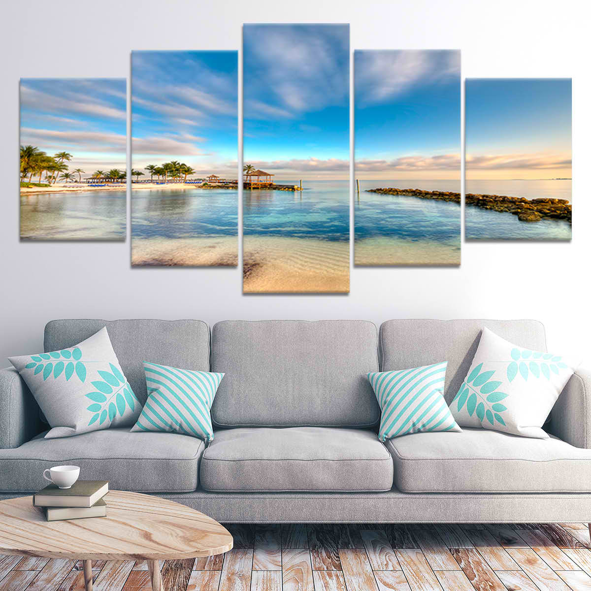 Bahamas Beach Wall Art Canvas-Stunning Canvas Prints