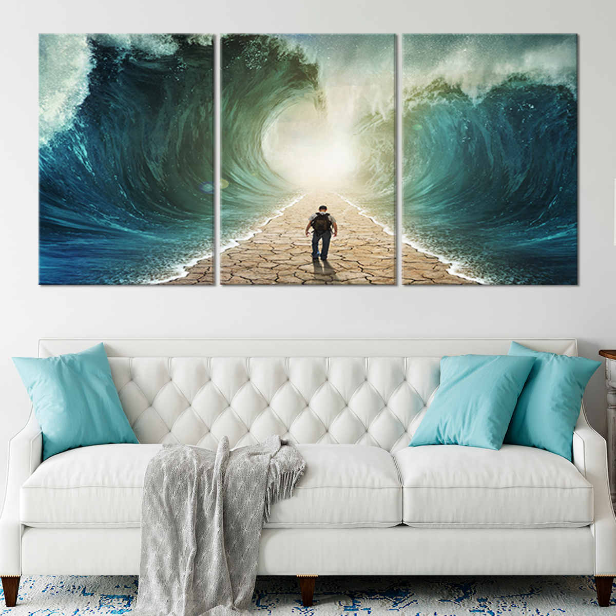 Parting The Red Sea Wall Art Canvas-Stunning Canvas Prints