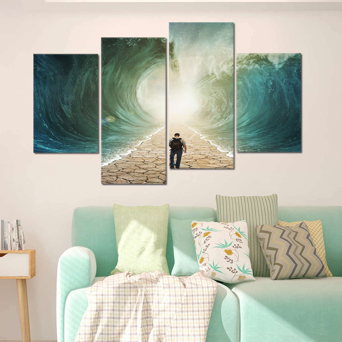 Parting The Red Sea Wall Art Canvas-Stunning Canvas Prints