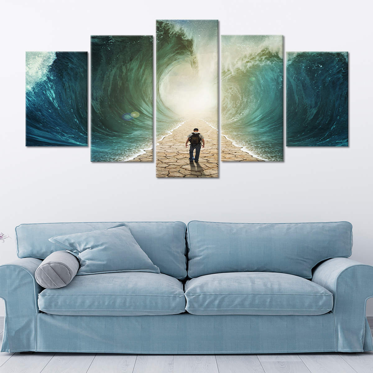 Parting The Red Sea Wall Art Canvas-Stunning Canvas Prints