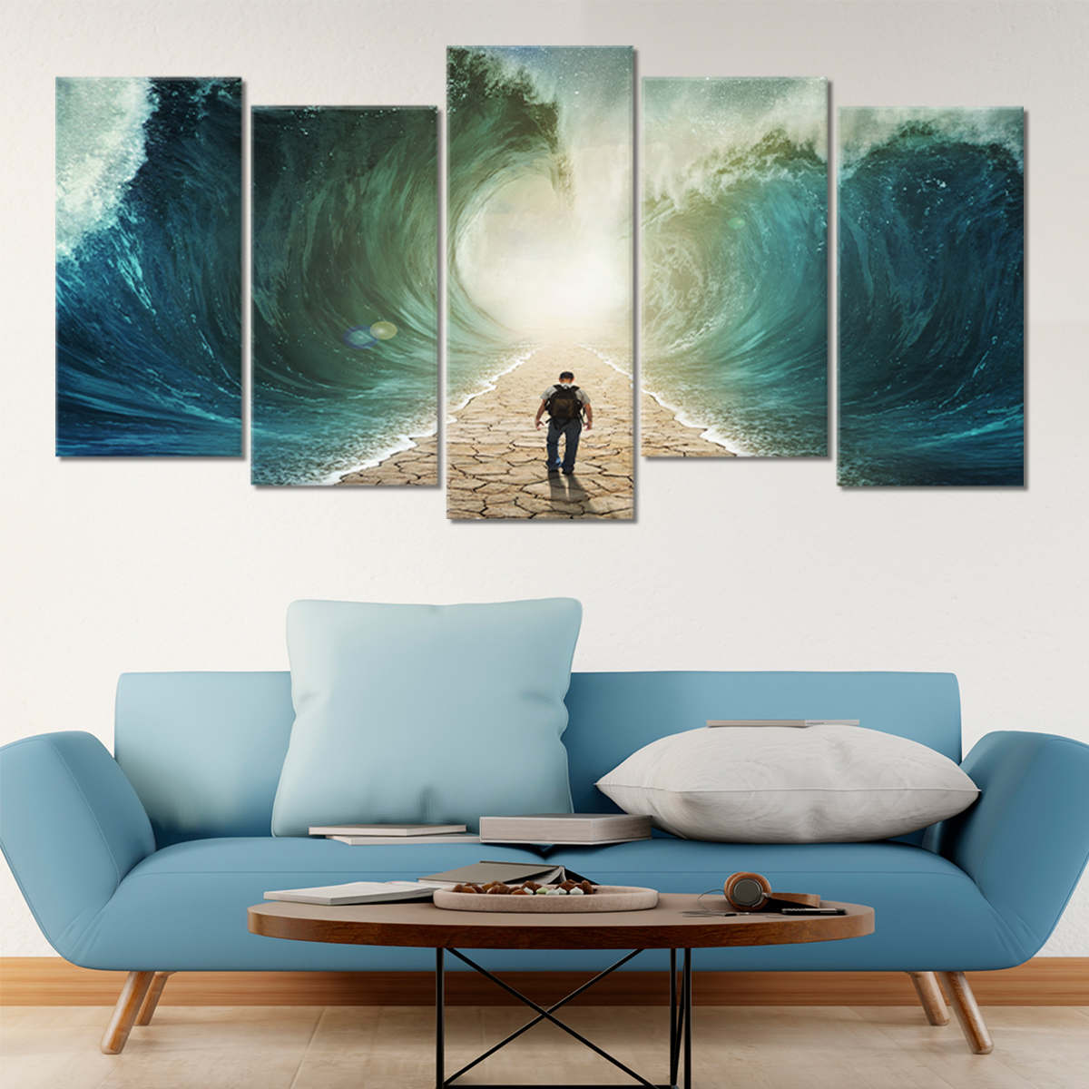 Parting The Red Sea Wall Art Canvas-Stunning Canvas Prints