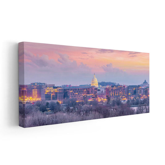 Washington DC Skyline Wall Art Canvas-Stunning Canvas Prints