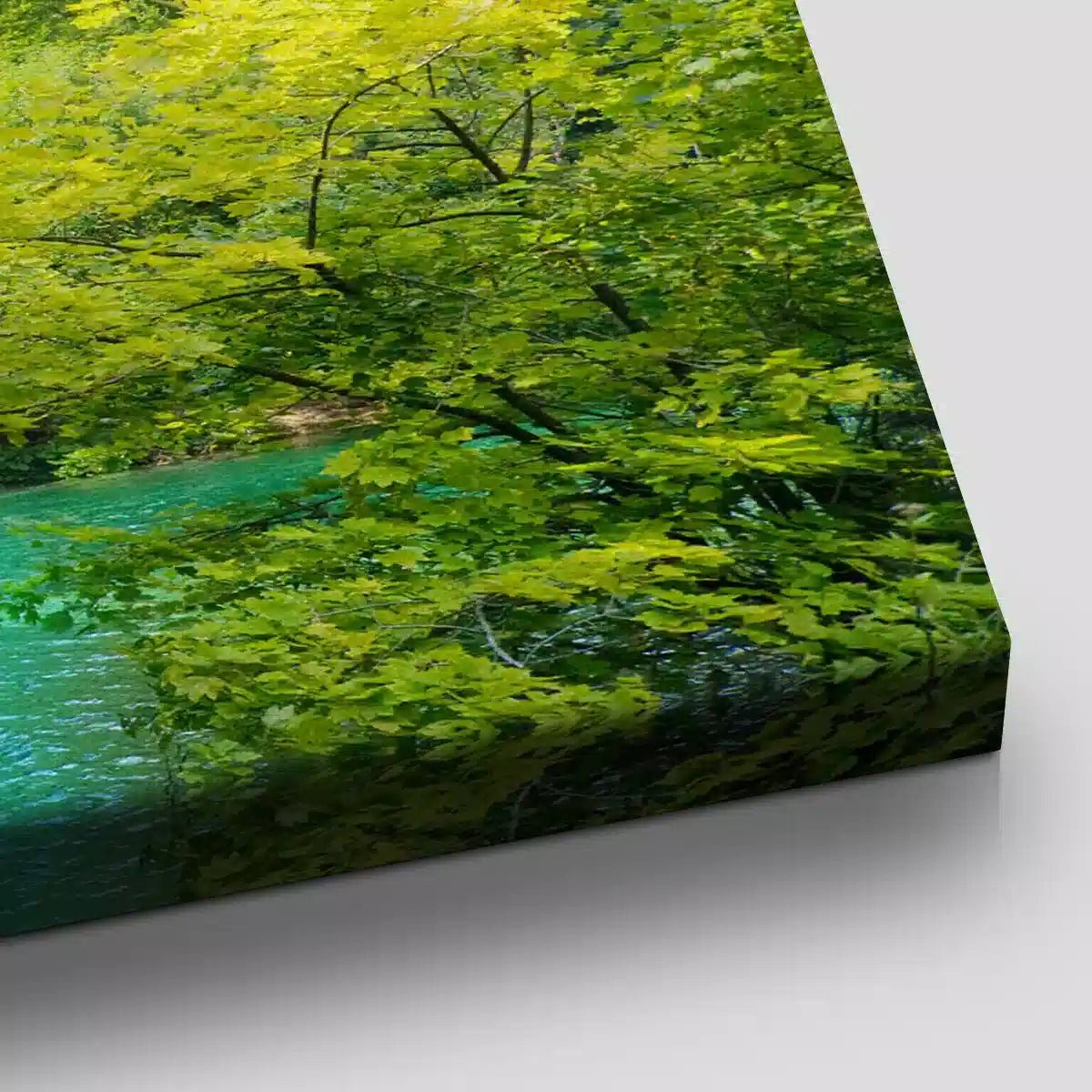 Waterfalls In Forest Wall Art Canvas-Stunning Canvas Prints