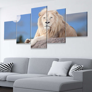 White King Lion Wall Art Canvas-Stunning Canvas Prints