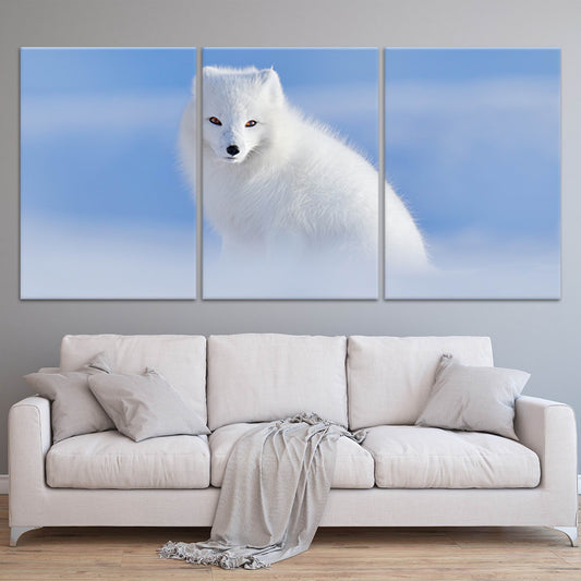 Arctic Fox Wall Art Canvas-Stunning Canvas Prints