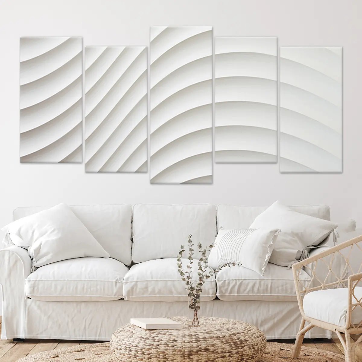 Minimalist Waves Wall Art For Living Room-Stunning Canvas Prints