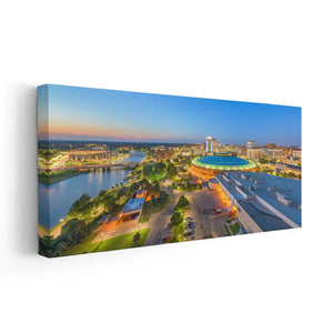 Wichita Skyline Wall Art Canvas-Stunning Canvas Prints