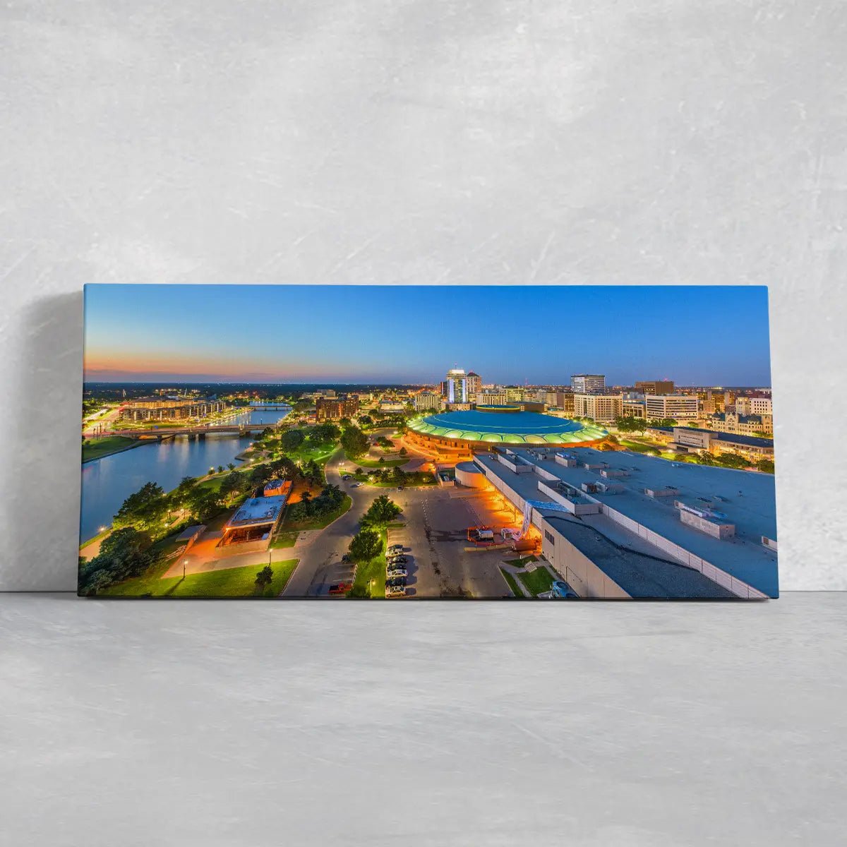 Wichita Skyline Wall Art Canvas-Stunning Canvas Prints