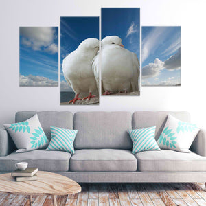 Loving Doves Wall Art Canvas-Stunning Canvas Prints