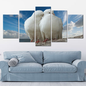 Loving Doves Wall Art Canvas-Stunning Canvas Prints