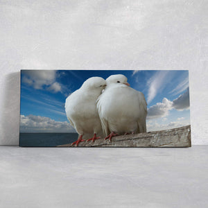 Loving Doves Wall Art Canvas-Stunning Canvas Prints