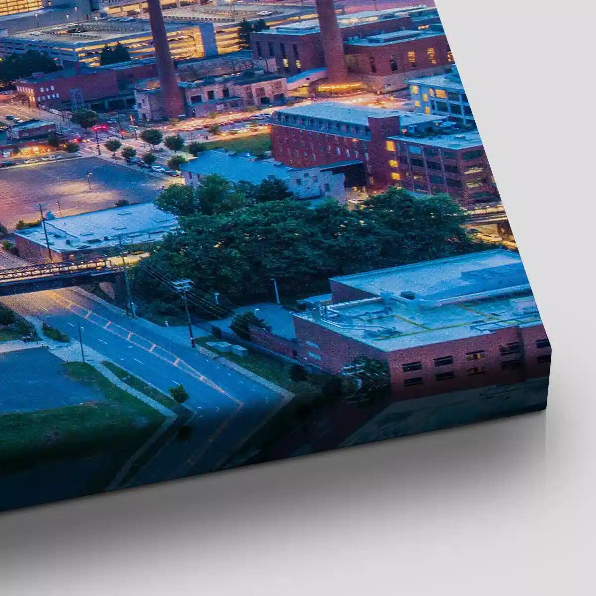 Winston Salem Skyline Wall Art Canvas-Stunning Canvas Prints