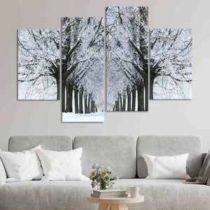 Snowy Trees Wall Art Canvas-Stunning Canvas Prints