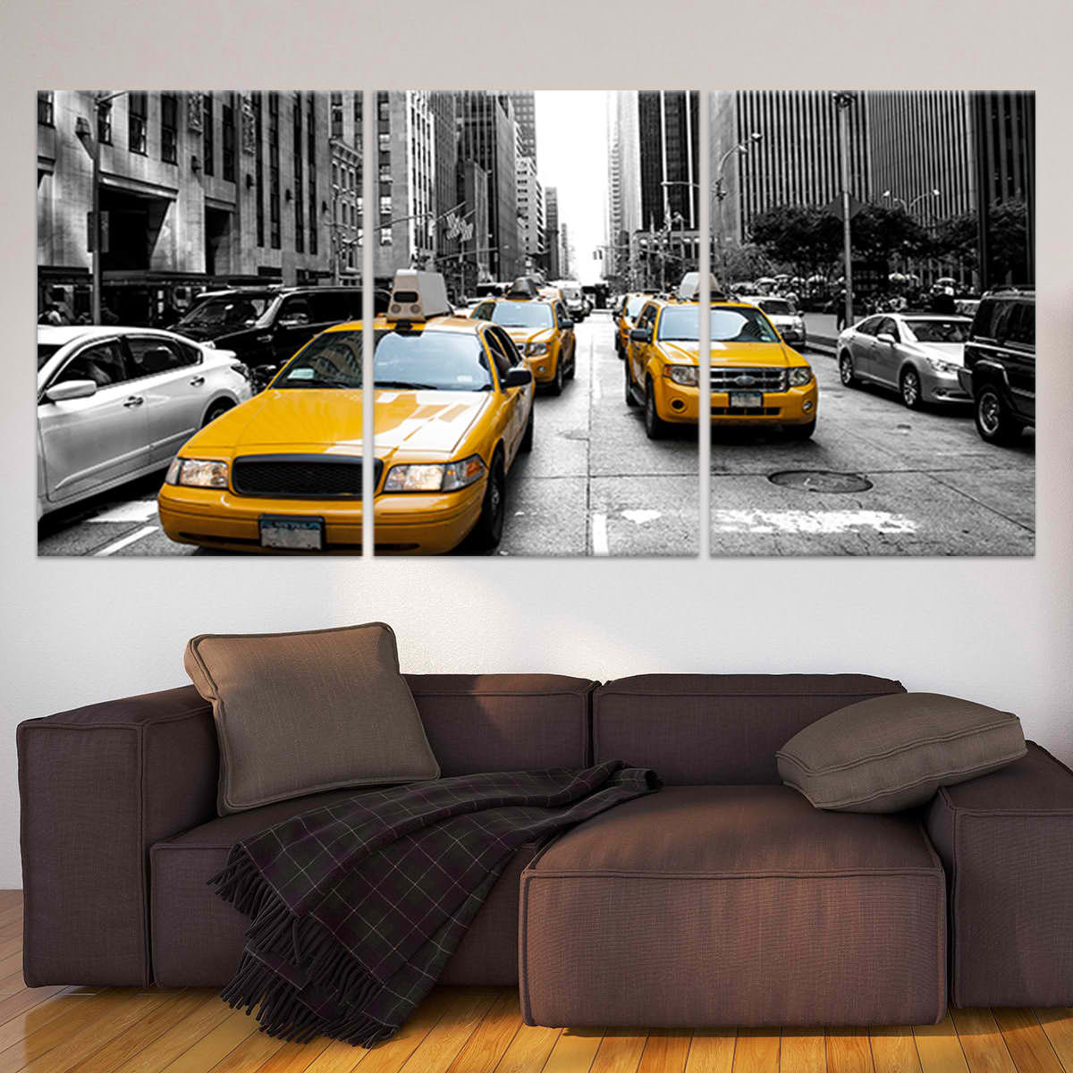 New York City Yellow Taxi Wall Art Canvas-Stunning Canvas Prints