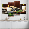 Zen Bamboo Spa Panel Canvas Wall Art 4 pieces