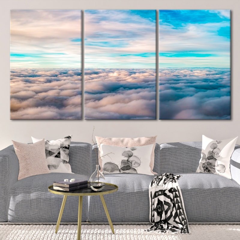 Sky Clouds Wall Art Canvas Print-Stunning Canvas Prints