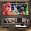 Abstract 100 Dollar Bill Wall Art Canvas Print-Stunning Canvas Prints