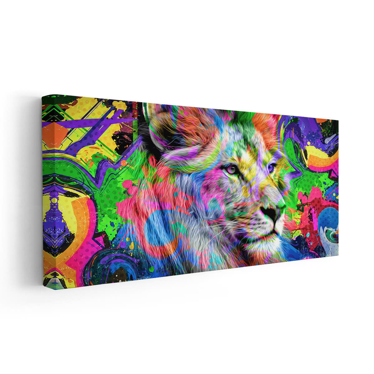 Abstract Lion Head Wall Art Canvas-Stunning Canvas Prints