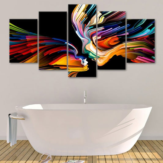 Large Colorful Romantic Couple Wall Art For Bedroom Wall-Stunning Canvas Prints