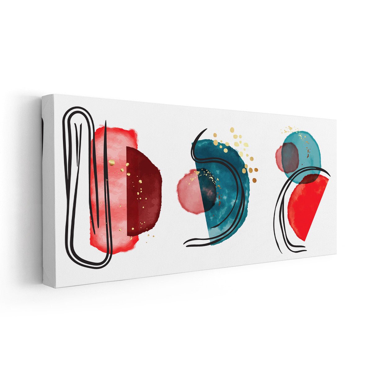 Modern Abstract Shapes Wall Art-Stunning Canvas Prints