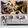 Extra Large Abstract Romantic Couples Wall Art For bedroom Wall-Stunning Canvas Prints