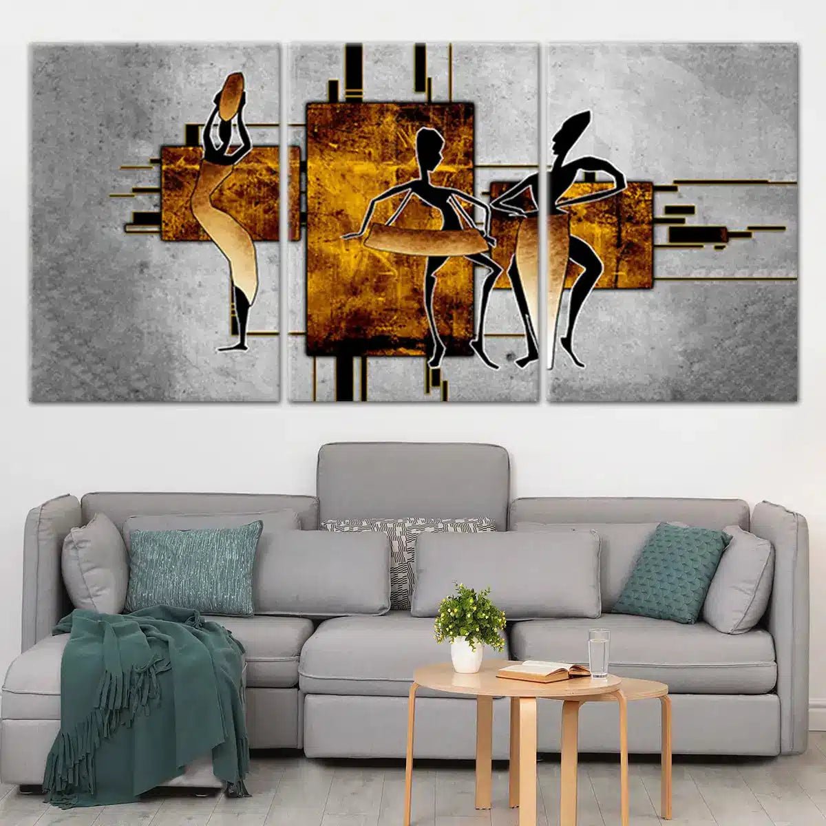 Abstract Dancers Wall Art For Living Room Wall-Stunning Canvas Prints