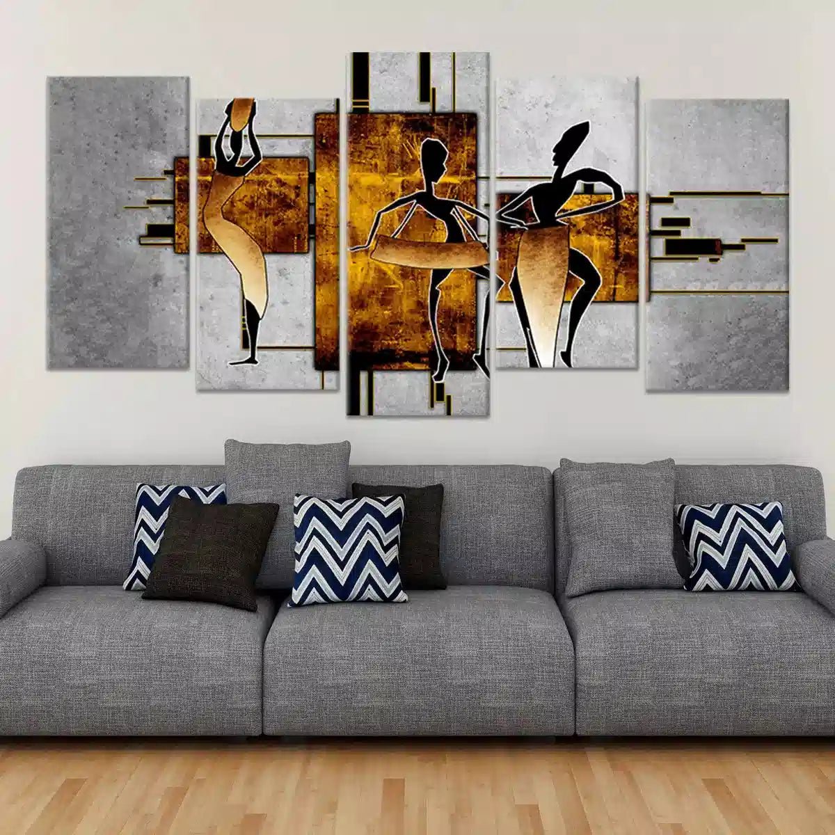 Abstract Dancers Wall Art For Living Room Wall-Stunning Canvas Prints