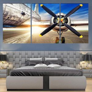 Vintage Aircraft Propeller Wall Art Canvas Print-Stunning Canvas Prints