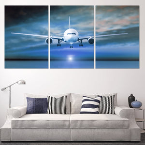 Landing Plane Wall Art Canvas Print-Stunning Canvas Prints