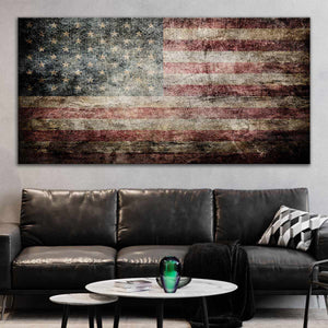 Large American Flag Wall Art Canvas Print-Stunning Canvas Prints