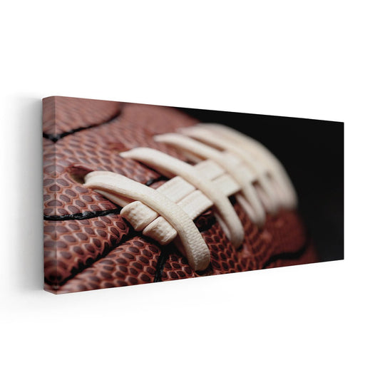 Close-up Football Wall Art Canvas Print-Stunning Canvas Prints