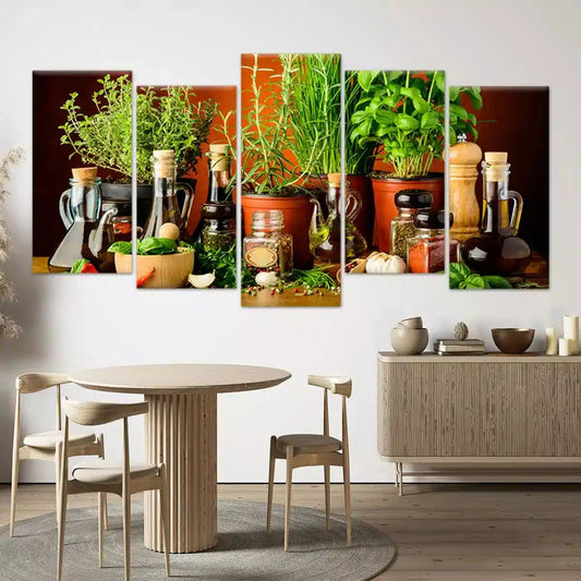 Herbs And Spices Wall Art-Stunning Canvas Prints