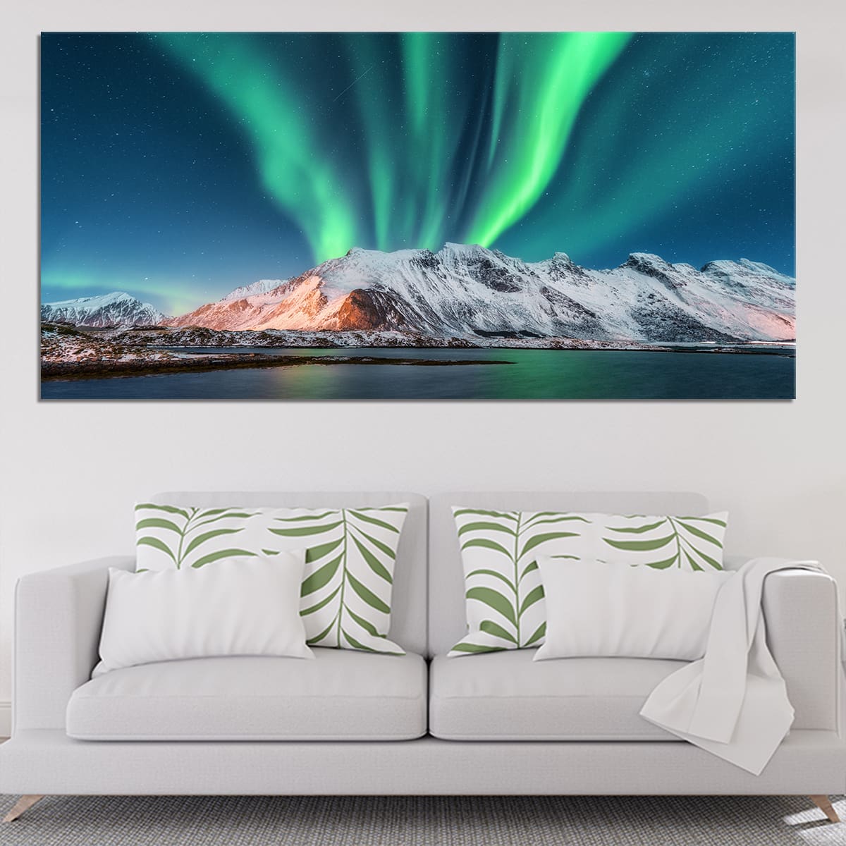 Aurora Northern Lights Wall Art Canvas-Stunning Canvas Prints