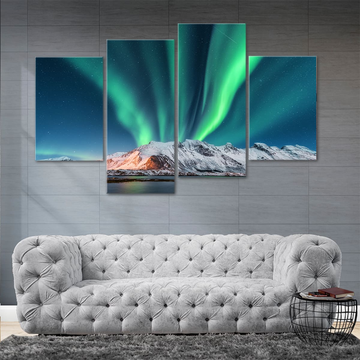 Aurora Northern Lights Wall Art Canvas-Stunning Canvas Prints