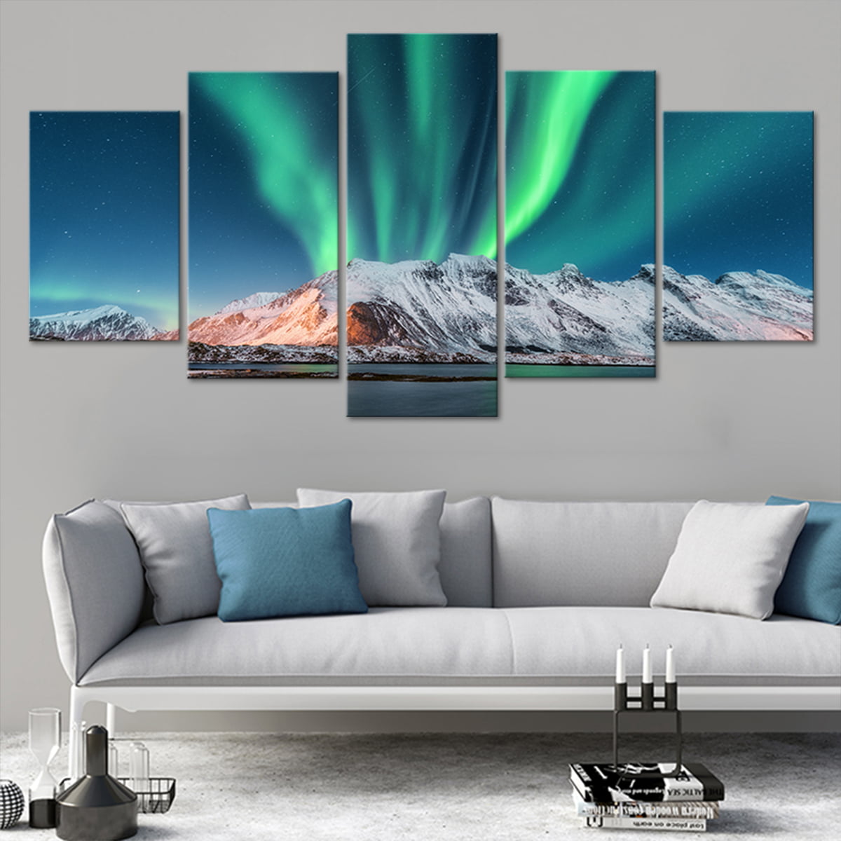 Aurora Northern Lights Wall Art Canvas-Stunning Canvas Prints